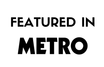 Featured in Metro Logo